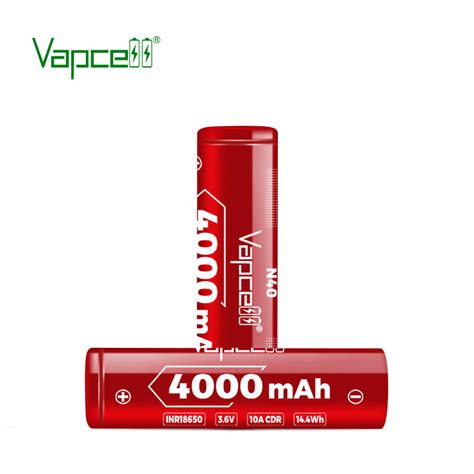 Vapcell N40 18650 4000mah 10a Battery 18650 Battery Store