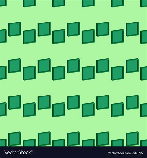 Square green seamless pattern Royalty Free Vector Image