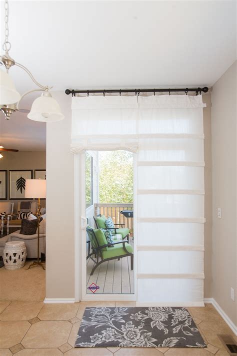 Versatile Sliding Glass Door Curtain Its A Shade And Curtain All In Sliding Glass Door