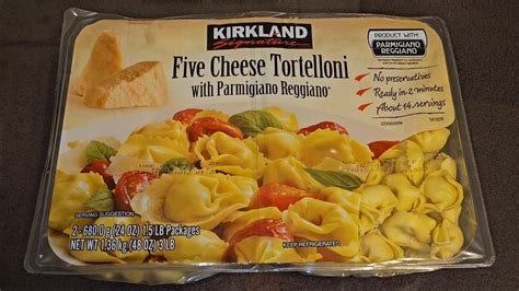 Costco Sale Item Review Kirkland Signature Five Cheese Tortelloni With Parmigiano Reggiano Taste