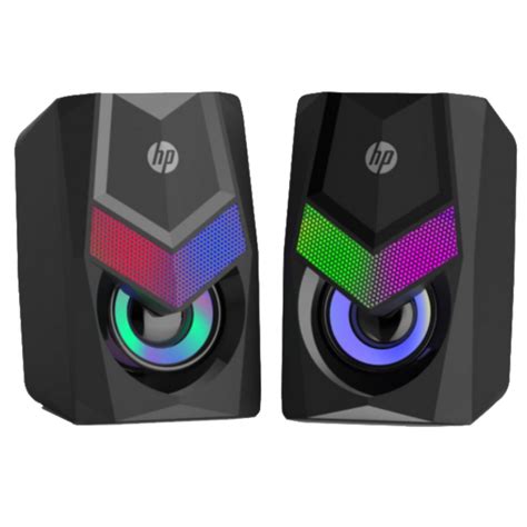 Hp Dhe Rgb Backlit Gaming Stereo Speakers Hiforit