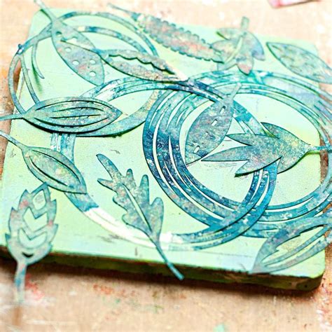 Mixed Media Tutorial Easy Steps With A Gelli Plate And Masks Gelli