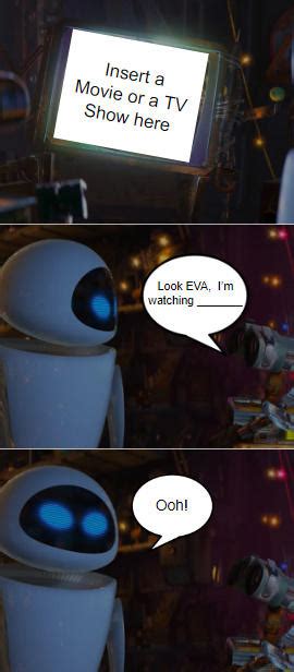 Wall E Shows Eve That Hes Watching What Meme By Arielariaspetzoldt On