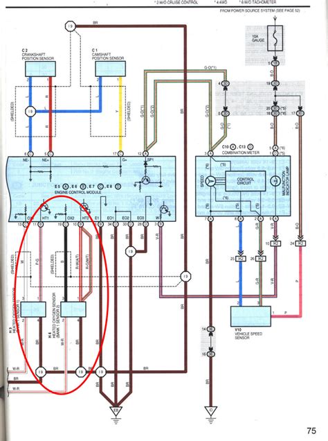 2006 Toyota Tacoma Oxygen Sensor Diagram 2006 Toyota Tacoma