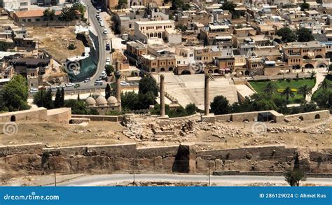 A Photo Of The City Of Anl Urfa Taken With A Drone Stock Photo