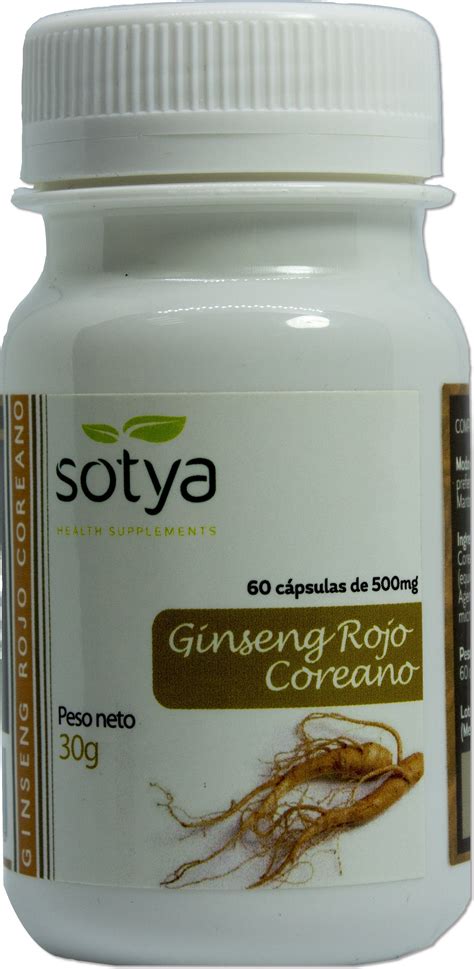 Sotya Ginseng Rojo Coreano 60 Caps BULEVIP