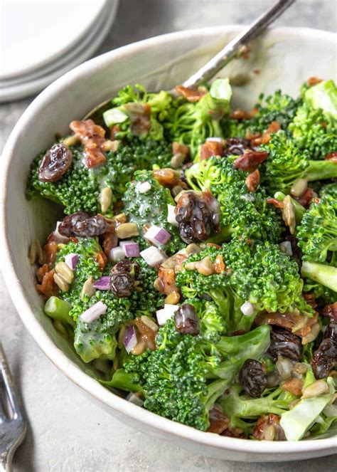 Easy Broccoli Bacon Salad Recipe Moms Dinner