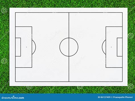 Croquis de terrain de football photos stock - Inscription Gratuite