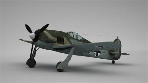 Focke Wulf FW 190 Model - TurboSquid 2011568