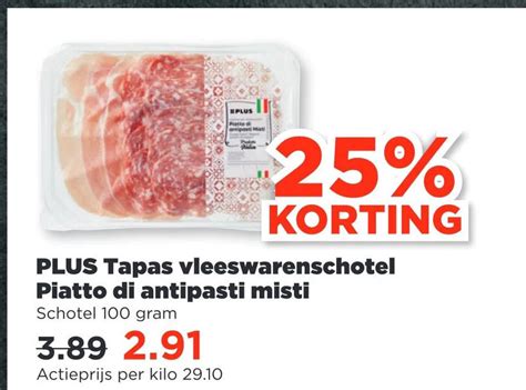 Plus Tapas Vleeswarenschotel Piatto Di Antipasti Misti Schotel Gram