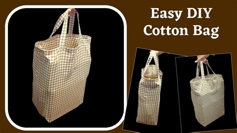 Cotton Bag Stitching Just Within 5 Mins Easy Homemade Bag In Tamil