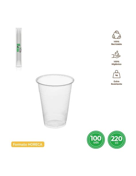 Vaso Transparente 220 Cc Pak 100 Und