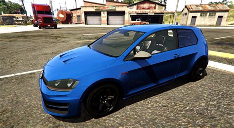 Volkswagen Golf Mk7 R 2015 Add On Lods Gta5