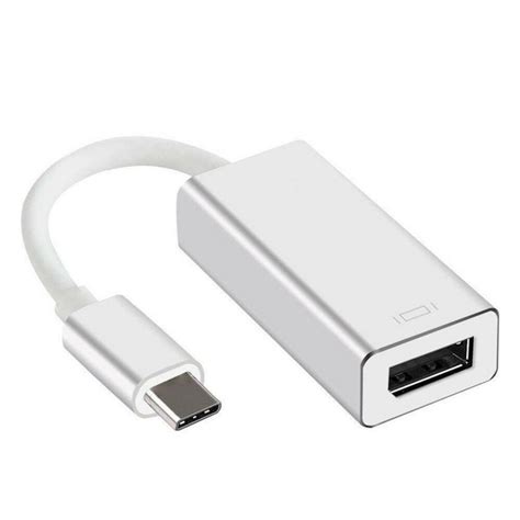 Преобразователь Thunderbolt 3 USB C в Displayport 4K при 60 ГцАдаптер ...