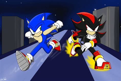 Sonic And Shadow by JadinSkater on DeviantArt