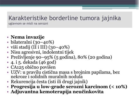 Ppt Borderline Tumori Jajnika Powerpoint Presentation Free Download