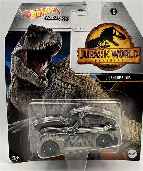 Hot Wheels Giganotosaurus Character Car Scale Mattel Jurassic