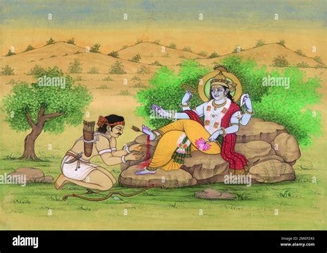 Death of Krishna Stock Photo - Alamy