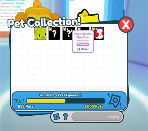 Pet Simulator X How To Get Secret Huge Gleebo Touch Tap Play