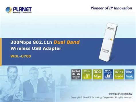 Ppt 300mbps 80211n Dual Band Wireless Usb Adapter Powerpoint Presentation Id4822470