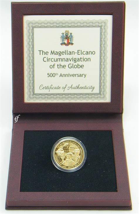 Malta 50 Euro Gold 2022 Magellan Elcano Circumnavigation Proof