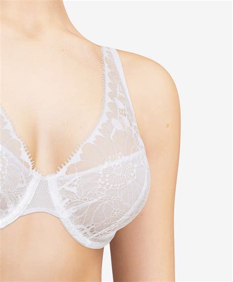 Soutien Gorge Spacer Triangle Plunge Day To Night Blanc Chantelle