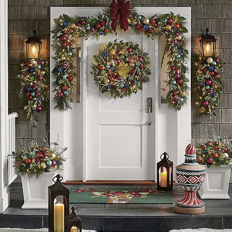 51 Best Christmas Front Door Decorating Ideas In 2023