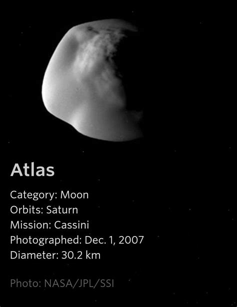 Atlas - a Saturn Moon