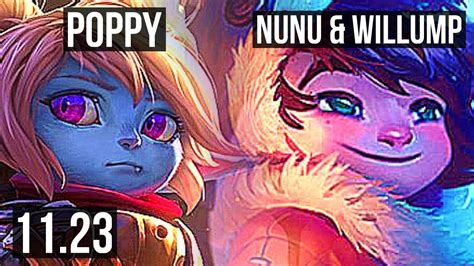 POPPY Vs NUNU WILLUMP JNG 5 1 10 300 Games KR Grandmaster