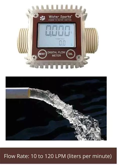 Digital Flow Meter Water Sparks