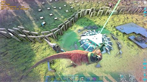 Ark Official PvP Meat Running Boss Rexes YouTube