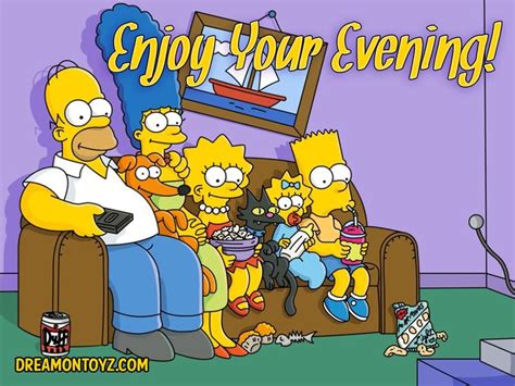 Cartoon Good Night Greeting in 2022 | Cartoon pics, The simpsons, Good ...