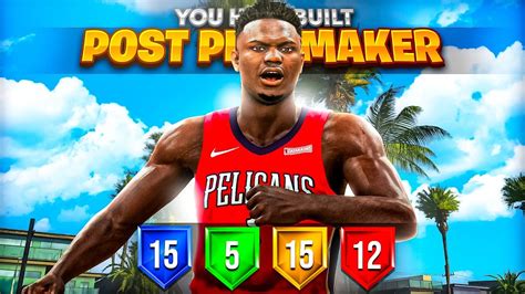 RARE ZION WILLIAMSON POST PLAYMAKER BUILD IS THE BEST ISO CENTER BUILD