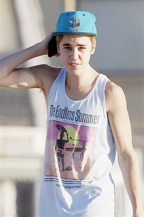 Bizzle Via Tumblr Athletic Tank Tops Justin Bieber We Heart It