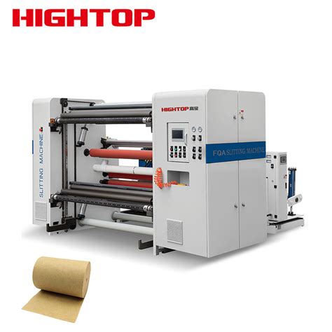 Hightop Kraft Paper Jumbo Roll Slit Rewinding Cutting Machine Paper