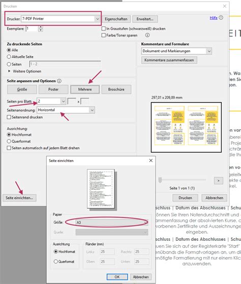 Aus zwei DIN A4 PDF Dateien eine DIN A3 PDF Datei machen | 7-PDF