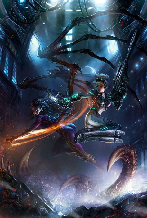 Starcraft Ii Official Fine Art Collection Cook And Becker