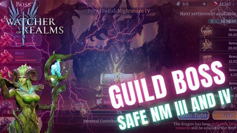 Safe And Easy Way To Do Guild Boss Nightmare NM III And IV With