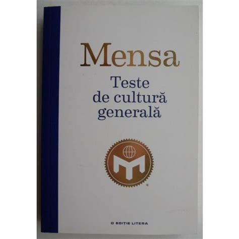 Mensa Teste De Cultura Generala