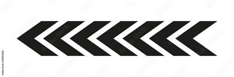 Arrow Chevron Symbol Black Arrows Symbols Set Blend Effect Vector