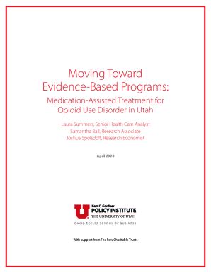 Fillable Online Le Utah Medication Assisted Treatment For Opioid Use