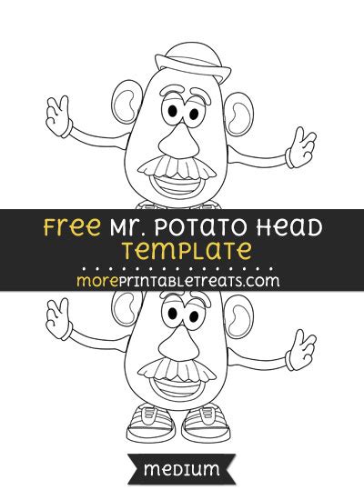 Mr Potato Head Template – Medium