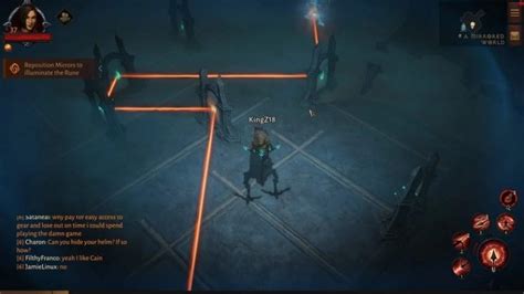 How To Solve The Diablo Immortal Mirror Puzzle And Complete The Lost