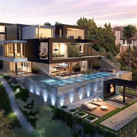 Mansions Luxury Mansions Homes Dream House Exterior Modern House