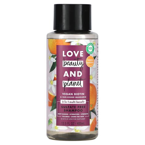 Love Beauty And Planet 5 In 1 Multi Benefit Shampoo Vegan Biotin