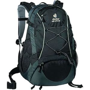 Deuter Air Lite Liter Rucksack Black Grey Amazon De Sport Freizeit