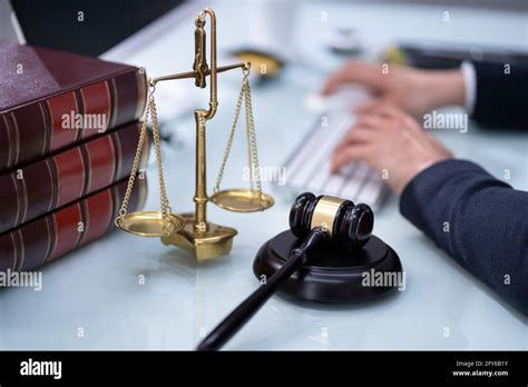 Legal Tech And Court Law Technology Concept Stock Photo Alamy