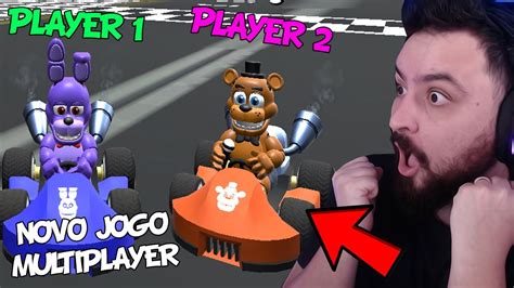 JOGANDO o NOVO FNAF RACING FINALMENTE JOGO INCRÍVEL Faz Karts