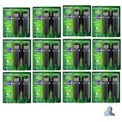 12 X Nicorette QuickMist 1mg Mouthspray Freshmint 24 X 150 Spray