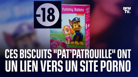 Ces Biscuits Patpatrouille Affichent Un Lien Renvoyant Vers Un Site